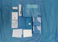 Paquete quirúrgico disponible paciente de la laminación esencial verde estéril del paquete de la tela de SMS del paquete del procedimiento del Arthroscopy de la rodilla