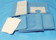 Paquete quirúrgico disponible paciente del procedimiento del paquete de SMS de la tela de la laminación esencial quirúrgica verde estéril dental del paquete