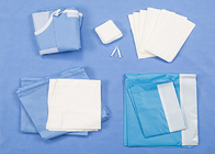 Paquete quirúrgico disponible paciente de la laminación esencial quirúrgica verde estéril del paquete de la tela de SMS del paquete del procedimiento de la entrega
