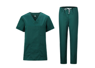 El algodón del poliéster reutilizable friega los trajes cuida el paño de Uniforms Gown Hospital