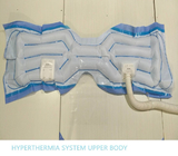 Manta de calentamiento para la parte superior del cuerpo Sistema de control de calentamiento de la UCI Tejido SMS quirúrgico Unidad de aire libre color blanco tamaño medio cuerpo