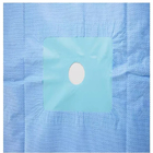 la angiografía quirúrgica disponible cubre tamaño modificado para requisitos particulares azul del color estéril del FOE