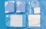 La laparoscopia esterilizada cubre el paquete quirúrgico no reutilizable médico determinado de la laparoscopia