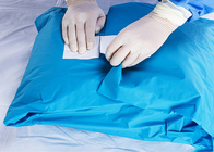 Paquete quirúrgico disponible paciente del procedimiento del paquete de SMS de la laminación esencial quirúrgica verde estéril cardiovascular de la tela