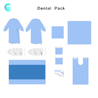 La cirugía oral de la operación cubre el paquete Kit Dental Implant Set estéril médico disponible