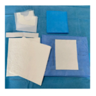 Paquetes quirúrgicos disponibles de la caja individual del cartón no tejidos en azul/verde/blanco