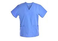 Friega diseño unisex de los uniformes de la ropa de la capa impermeable médica médica del laboratorio