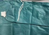Largo envuelve el vestido quirúrgico de la barrera disponible verde del vestido quirúrgico respirable