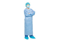 El nivel azul no tejido estéril 3 de AAMI reforzó el vestido quirúrgico