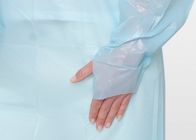 Accesorios quirúrgicos del pulgar del lazo del aislamiento del vestido del CPE del vestido plástico impermeable del delantal