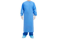 Vestido quirúrgico reforzado azul estéril disponible no tejido del vestido quirúrgico