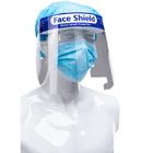 Protector facial transparente desechable a prueba de polvo resistente a la niebla