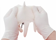 Los guantes disponibles del examen médico del látex los 24cm se pulverizan libremente