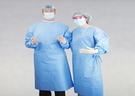 El vestido quirúrgico disponible no tejido reforzó el hospital azul Spunlace