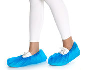 Los zapatos desechables antideslizantes cubren la tela no tejida rosa azul de color para el tamaño de la clínica del hospital personalizado