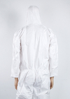 Bata médica del vestido del traje anti a prueba de polvo protector disponible blanco de la gotita