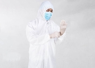 Médicos protectores disponibles friegan la ropa llena del cuerpo de la bata de los trajes