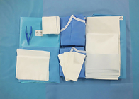 Aduana disponible paciente del procedimiento del paquete de SMS SPP de la C-sección de la laminación quirúrgica verde estéril cesariana del paquete