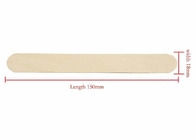 Abedul estéril de madera 150mm*18m m disponible del depresor de lengua del uso del hospital
