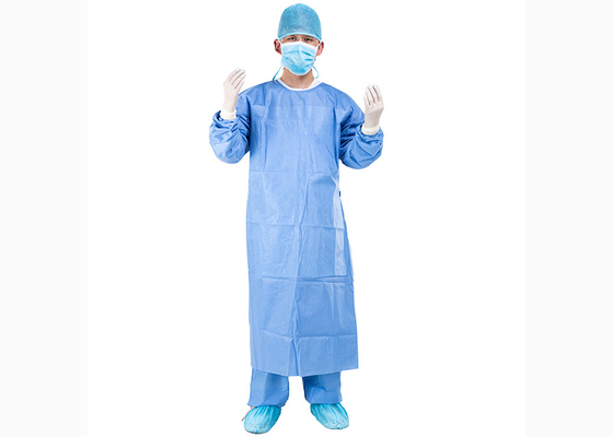 El vestido quirúrgico disponible no tejido reforzó 18 - 65gsm