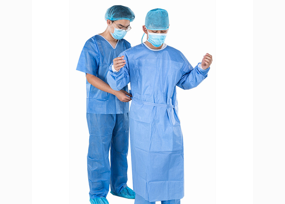 Unisexo Sérgico Estéril Vestidos de hospital Vestidos de cirugía resistentes a los fluidos AAMI Nivel3