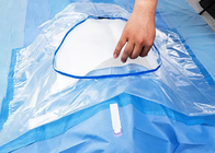 Estéril quirúrgico no tejido de la tela cubre 20 x 20 pulgadas en el color azul para el uso del hospital