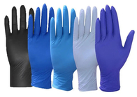 Guantes superiores disponibles del artículo y del nitrilo de los guantes resistentes de la mano para la protección