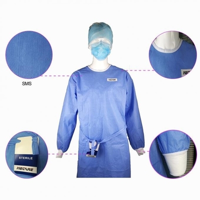 Médico quirúrgico de la prenda impermeable del hospital del SMS estéril disponible del vestido