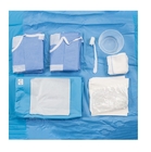Envases médicos quirúrgicos desechables con embalaje individual y tejido no tejido