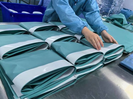 Paquete de procedimientos de los equipos quirúrgicos verdes universales para hospitales europeos