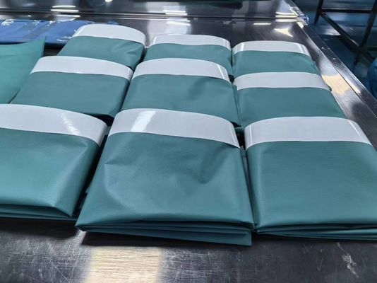 Laminado de viscosa verde no tejido Basic personalizar paquete quirúrgico para el hospital