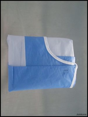 Vestido quirúrgico reforzado no tejido desechable estéril