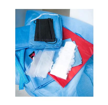 Paquete completo de procedimientos quirúrgicos esterilizado al vapor