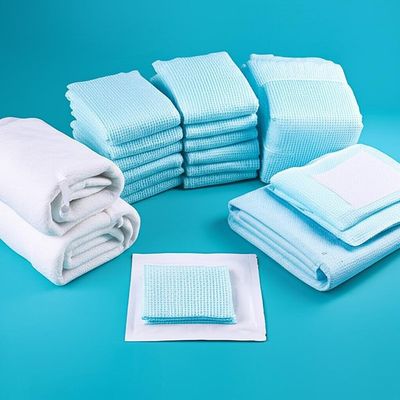 Envases quirúrgicos desechables sin agujeros de costura y materiales de alta absorción para salas de operaciones con una vida útil de 3 años