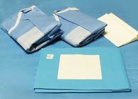 Examen los 75*120cm adhesivos médicos del paquete de la cirugía de ginecología de las mujeres el 100*100cm