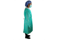 Vestido no tejido quirúrgico disponible verde del aislamiento de 16g 25g