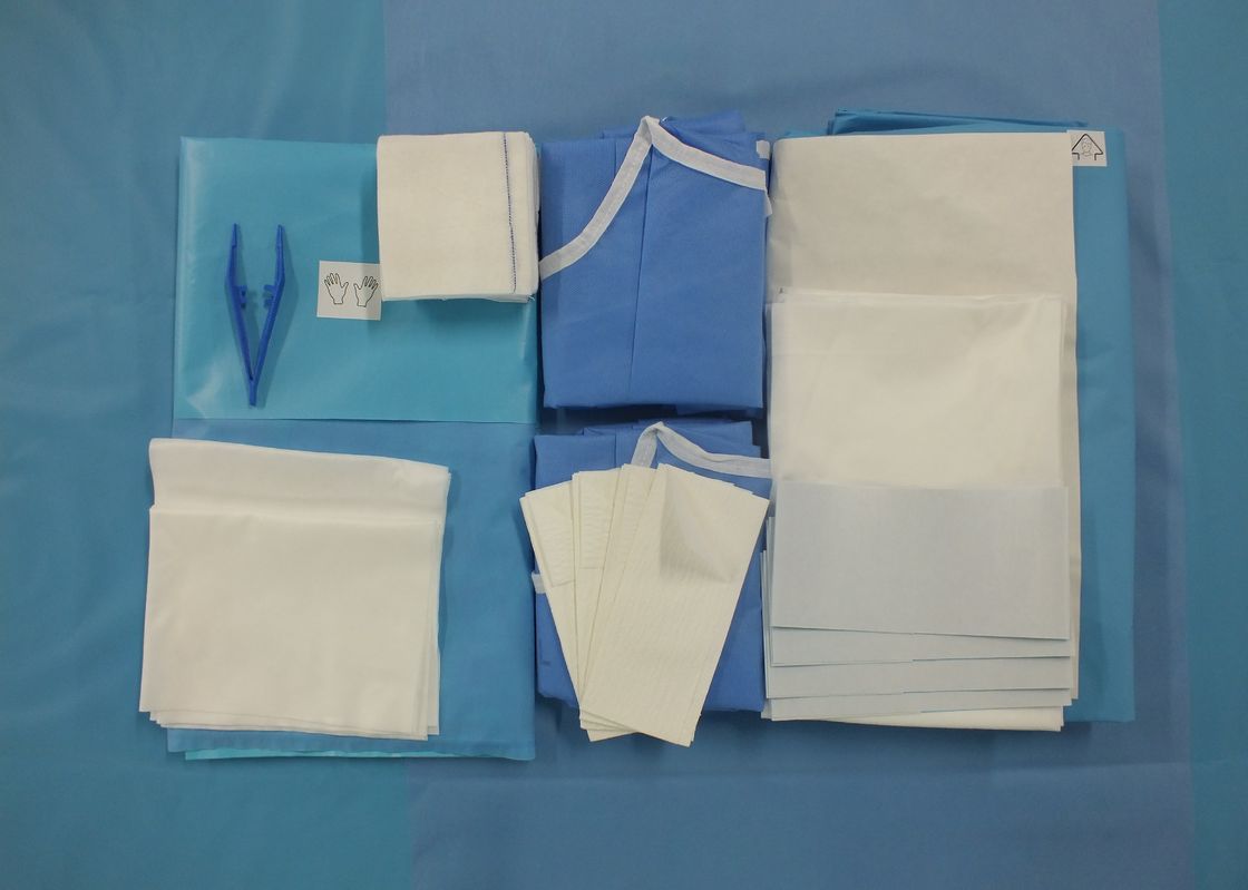 El cirujano Caesarean Disposable Surgical embala la sección no tejida de C cubre incluido