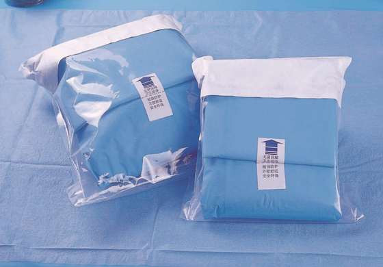 Paquete quirúrgico de encargo disponible paciente del procedimiento del paquete de SMS de la laminación quirúrgica verde estéril quirúrgica universal del paquete