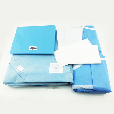 Paquetes quirúrgicos desechables OEM con materiales de alta absorción, costura ultrasónica y sin látex para procedimientos hospitalarios