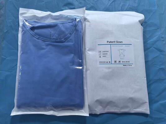 Kit Quirúrgico Desechable para Pacientes con Tejido No Tejido SMS/SPP de Tamaño Universal Personalizado y Certificado CE ISO13485 para Ropa de Examen Ambulatorio