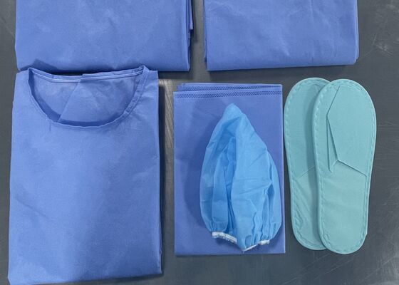 Conjunto de preparación preoperatoria para pacientes quirúrgicos desechables con SMS/SPP tamaño universal no tejido personalizado y certificado CE ISO13485.